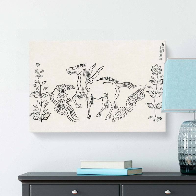 Pegasus by Taguchi Tomoki - Wrapped Canvas Drawing - Wrapped Canvas, 50cm H x 76cm W x 3cm D