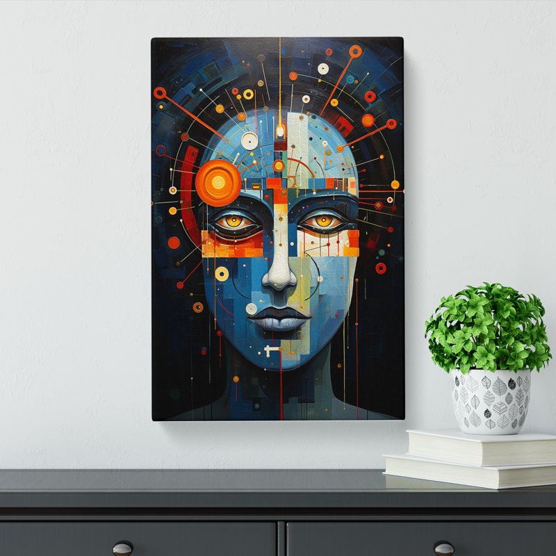 Cosmos Modern - Art Prints - Wrapped Canvas, 50cm H x 35cm W x 3cm D