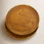 Assiettes en bois de teck