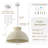 4-light Weaving Boho Dimmable Adjustable Pendant Light Chandelier