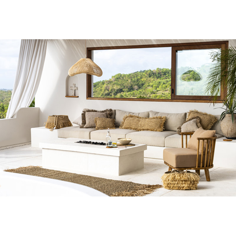 Tapscott Natural Rectangular Cushion Cover