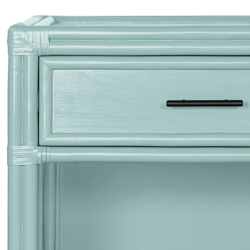 Table de chevet 28 po Clara, Turquoise