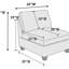 Chaise sans accoudoirs en tissu 1pc-182798589