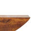 Wood Crescent Floating Wall Shelf, Brown