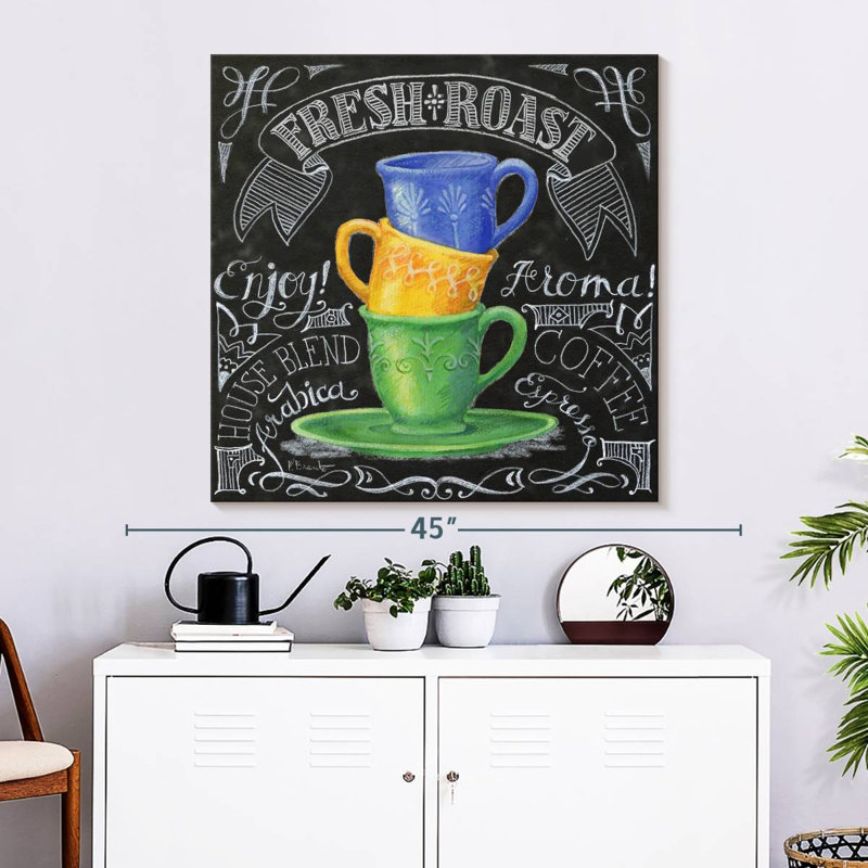 Tableau noir Yarlin Coffee I, H 33 po x l 33 po