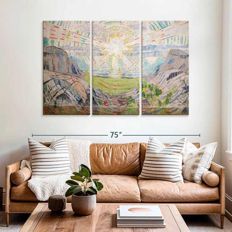 Oberle The Sun 1912-13, 42" H x 65" W
