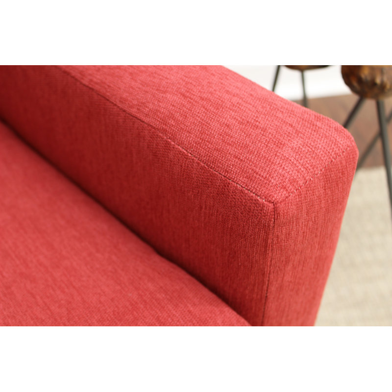 Méridienne Donham, Sergé rouge toulan Marsala