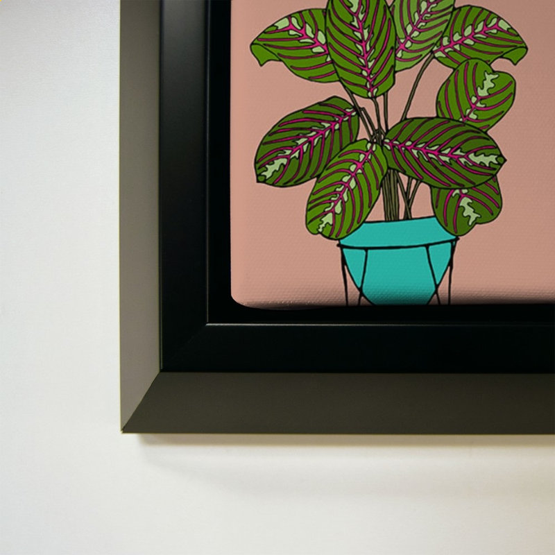 Plante en pot IV par Jen Bucheli - Impression sur toile, H 40 po x l 40 po