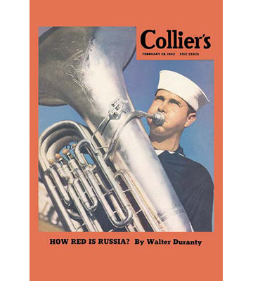 « tuba marine player » par colliers rétro