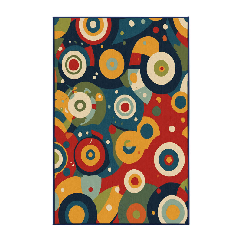 Funky Glow Rug, Rectangle 2' x 3'