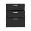 Armoire de rangement Penny, trois tiroirs, quatre roulettes