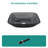 Bathroom Vessel Bathroom Sink Above Counter Grey Bowl Square Sink For Bathroom, Tempered Glass Vessel Sink With Pop-Up Drain (No Faucet)