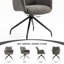 Chaise pivotante rembourrée Modern-647235631