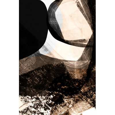 Textured Sepia Contrast by Cartissi — Abstract Wall Art