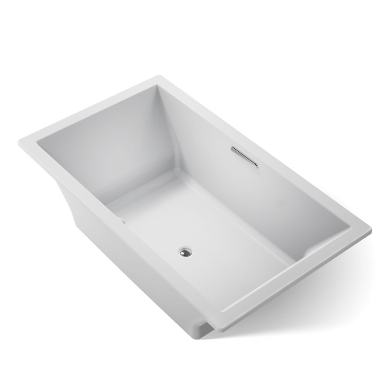 Baignoire de trempage 72 po. X 42 po., Gris glacial