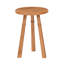 Table de bout en bois massif avec plateau rond Rolf