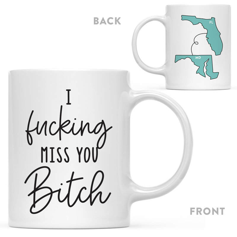 Ceramic Coffee Mug, Florida And Maryland