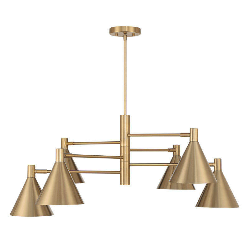 Moderne 6-Light Chandelier