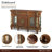  Villa Valencia 72''W Wood Sideboard with Lighting