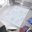 Tapis de qualité supérieure imprimé en 3D, 4,6 x 7,2 pieds, 100% polyester, hauteur de poils de 0,3 pouce | Antibactérien, antidérapant, dessous lavable à la machine | Parfait pour le salon, la chambre à coucher et les aires de jeux pour enfants, durable et élégant-1943807387