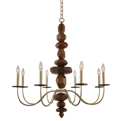 Lustre champagne Lassen 8 LT Kalco