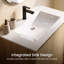 Meuble-lavabo avec lavabo en bois 30 po Almaraz