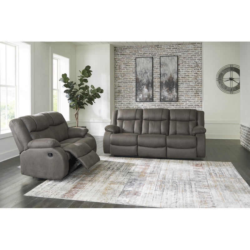 Avra 86'' Reclining Sofa, 41" H x 86" W x 40" D