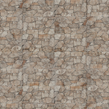 Andorra 10" x 19" Ceramic Stone Look Wall Tile