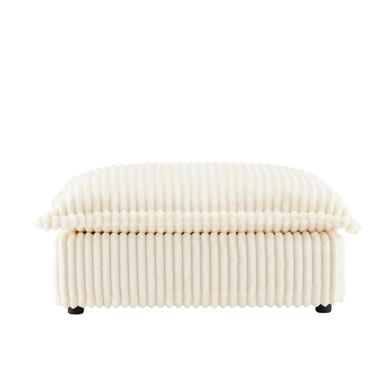 Siège crème, canapé luxueux avec coussins en éponge, détails élégants, tissus respirants amovibles, canapé spacieux, fabrication confortable et profonde, stabilité stable