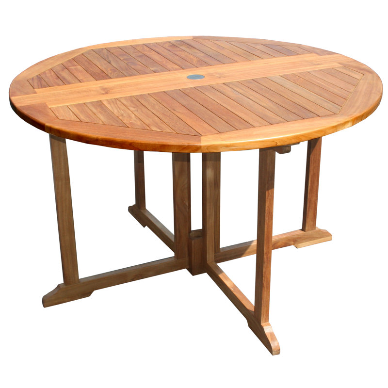 Outdoor Round Teak Dining Table
