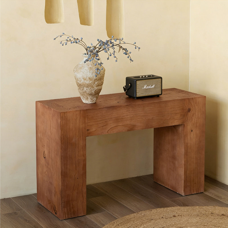 Console Wabi-sabi, H 29,5 po x l 63 po x P 15,7 po