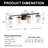 Nerty 4 - Light Dimmable Vanity Light