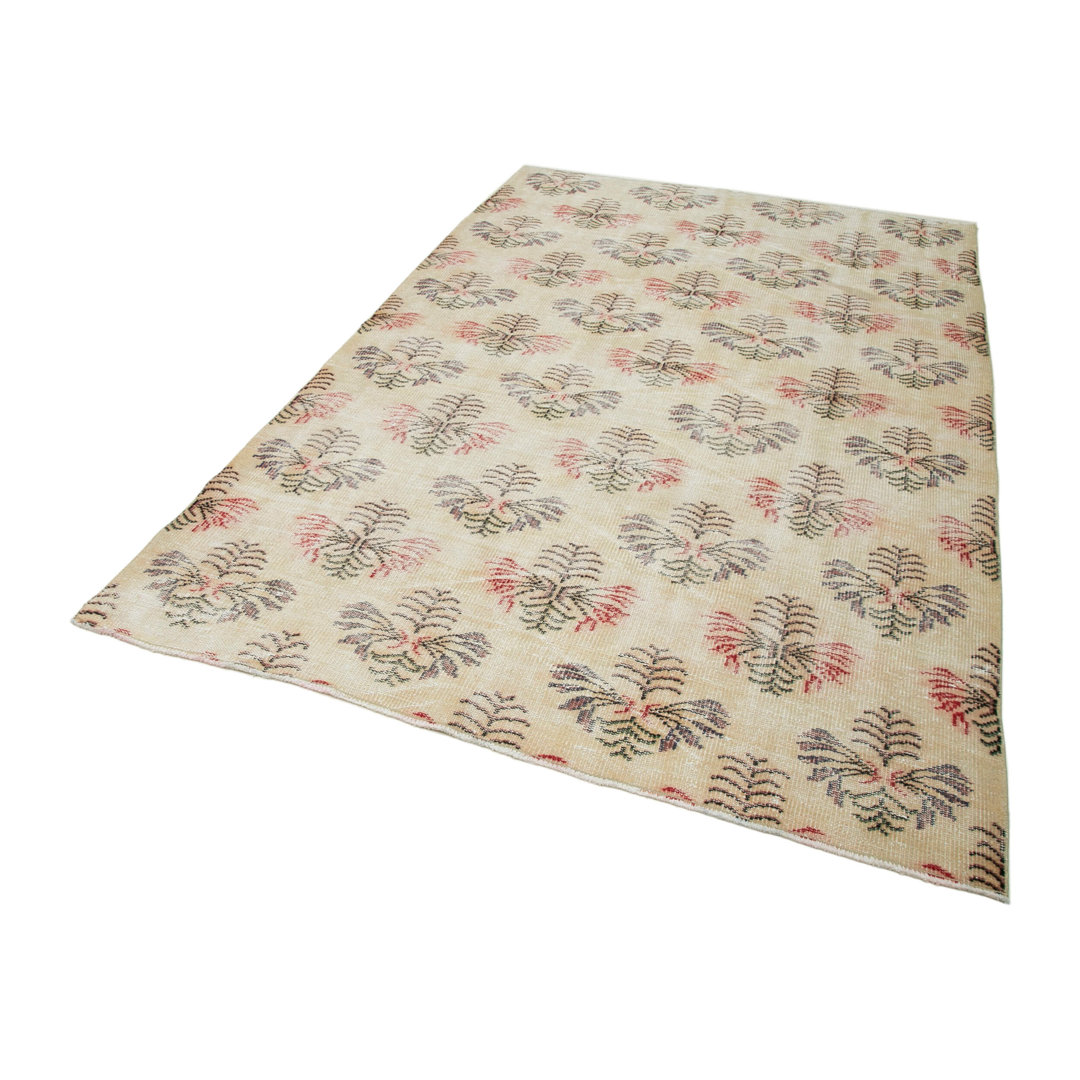 Checkered Kilim Beige Checkered Wool Handmade Area Rug