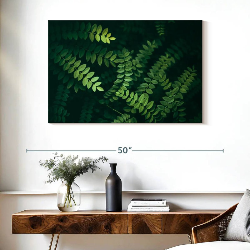 Feuilles d'acacia Harnek, H 26 po x l 39 po