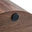 Table basse ronde en MDF à motif de pierres, compacte et durable pour les salons industriels ou minimalistes-129673139