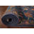 Blue Floral Ziegler Vegetable Dye Runner Rug