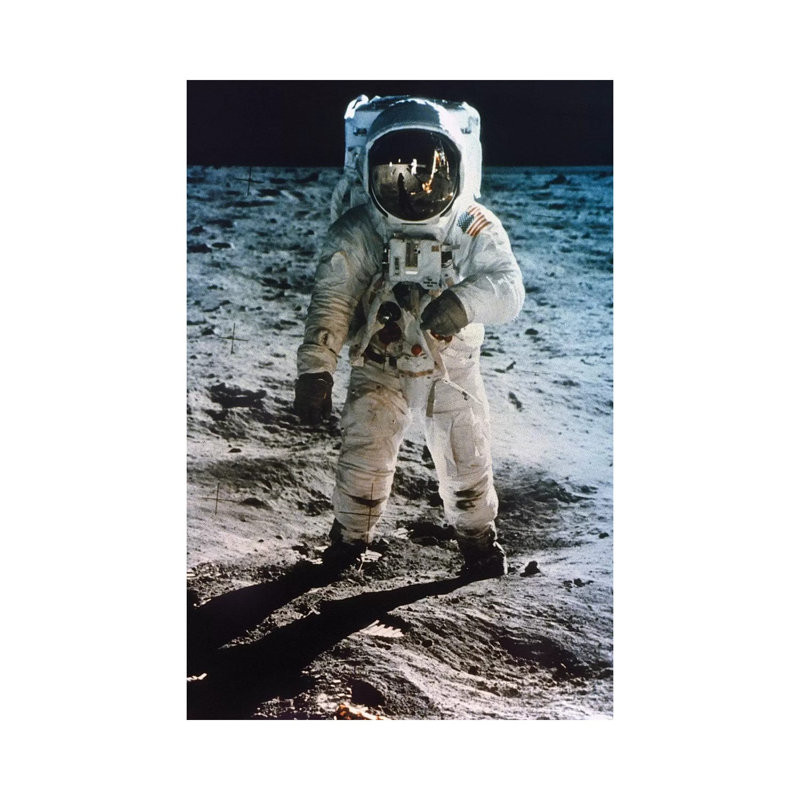 Apollo 11: Buzz Aldrin - Wrapped Canvas Print, 66.04 cm H x 45.72 cm W x 3.175 cm D