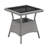 Baecher Wicker / Rattan 2 - Person Outdoor Seating Group with Rocking Chairs and Glass-Top Side Table-423880891