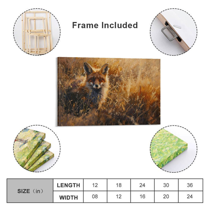 Art mural encadré 16 "x 24" avec cadre en bois, prêt à être accroché, 16 po x 24 po