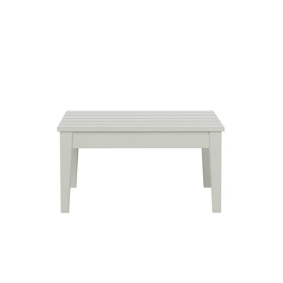 Table basse d'extérieur carrée en PEHD Ietta