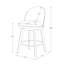 Tabouret de comptoir pivotant rembourré Mckenli-54327496-54327497