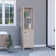 Armoire avec deux tablettes ouvertes