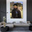 Autoportrait avec jacinthe-684425980