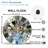 Modern Decorative Mirror Wall Clock Unique Design Art - 12'' Modern Glass Wall Clock