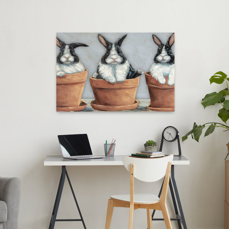 Bunny Pots, H 24 po x l 36 po