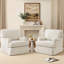Fauteuil d'appoint pivotant avec coussin amovible Muro Modern-722651974