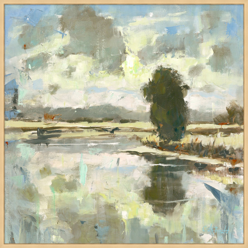 Dust Over The Lake Painting
