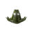 Bronze Meditating Frog Sculpture