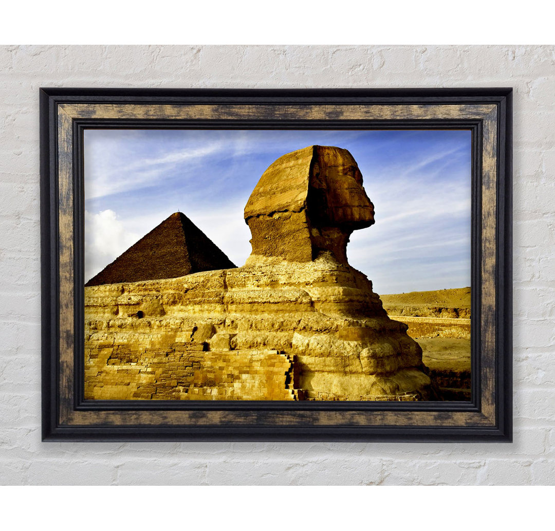 Die Sphinx Ägypten - Einzelner Bilderrahmen Kunstdrucke