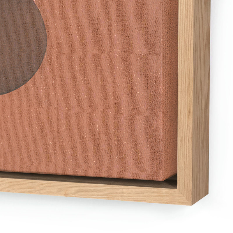 Mesa Roja by Gregory Gove, 32" H x 32" W x 2" D, White Oak Framed Canvas